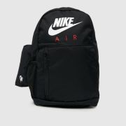 Nike black & white kids elemental backpack