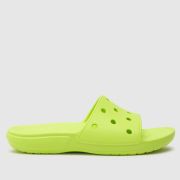 Crocs classic slide sandals in lime