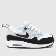 Nike black & white air max 1 easyon Toddler trainers