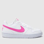 Nike white court borough low recraft Girls Youth trainers