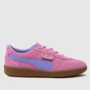 PUMA purple palermo Girls Junior trainers