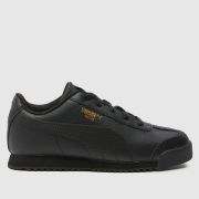 PUMA black roma Junior trainers