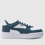 PUMA white & navy ca pro classic Boys Youth trainers