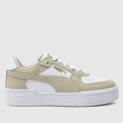 PUMA white & beige ca pro classic Youth trainers