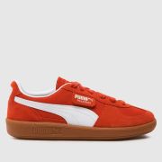 PUMA red palermo Boys Youth trainers