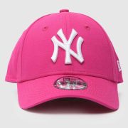 New Era pink kids league 9forty cap