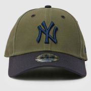 New Era khaki kids contrast 9forty cap