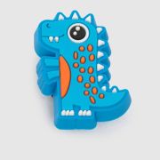 Crocs blue jibbitz blue dino guy