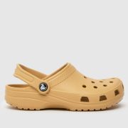 Crocs tan classic clog Youth sandals