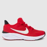 Nike red star runner 4 Boys Youth trainers