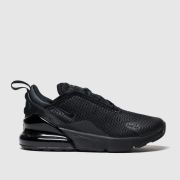 Nike black air max 270 Junior trainers