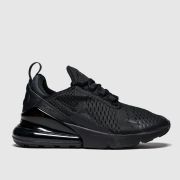 Nike black air max 270 Youth trainers