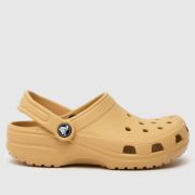 Crocs tan classic clog Junior sandals