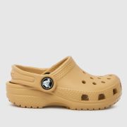 Crocs tan classic clog Toddler sandals