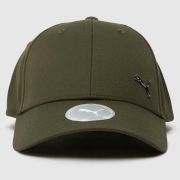 PUMA dark green metal cat cap