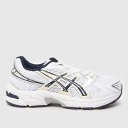 ASICS white & navy gel-1130 Junior trainers