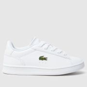 Lacoste white carnaby set Junior trainers