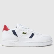 Lacoste white multi t-clip set Boys Youth trainers