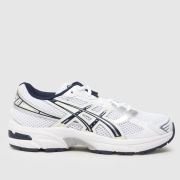 ASICS white & navy gel-1130 Youth trainers