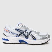 ASICS white & pl blue gel-1130 Youth trainers