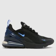 Nike black & navy air max 270 Boys Youth trainers