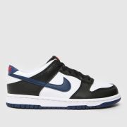 Nike white multi dunk low Boys Youth trainers