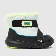 Nike black & green flex advance Boys Toddler boots