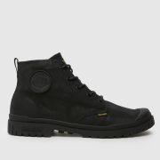 Palladium pampa sp20 wax trainers in black