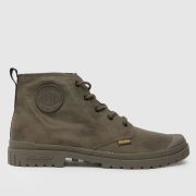 Palladium pampa sp20 wax trainers in brown