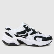 Nike al8 trainers in black & white