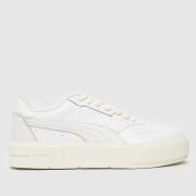 PUMA cali court club 48 trainers in off-white