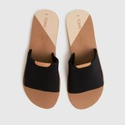 TOMS carly vegan sandals in black