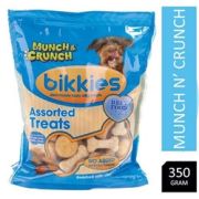 Munch & Crunch Dogs Bikkies Assorted Treats 350g - PACK (20)