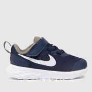 Nike navy & white revolution 6 Boys Toddler trainers