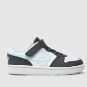 Nike grey multi court borough low recraft Junior trainers