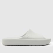 PUMA light grey shibui cat Youth slides