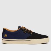 Etnies jameson 2 eco trainers in black and blue