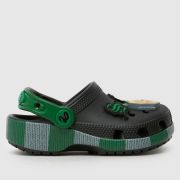 Crocs black & green slytherin clog Toddler sandals