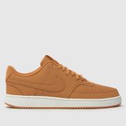 Nike court vision trainers in tan