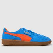 PUMA palermo trainers in blue multi