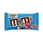 MMs Crispy Pieces + Milk Chocolate Bag 36g (Pack of 24) 100529