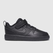 Nike black court borough low 2 Toddler trainers