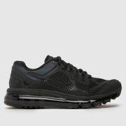 Nike black air max 2013 Youth trainers