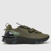 Nike react vision trainers in khaki