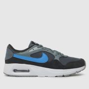 Nike air max sc trainers in grey & navy