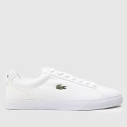 Lacoste lerond bl textile trainers in white