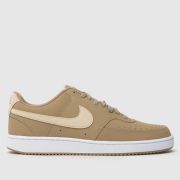 Nike court vision trainers in taupe