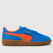 PUMA blue multi palermo Boys Youth trainers