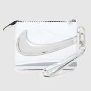 Nike white & black icon cortez chrome wallet