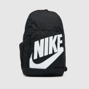 Nike black & white kids elemental backpack